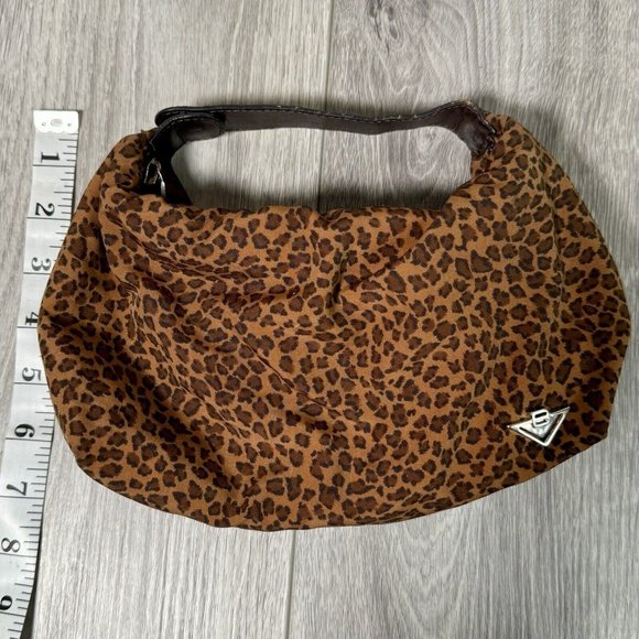 BOTTEGA VENETA Leopard Print Small Handbag Pouch Pre-loved - Picture 15 of 15